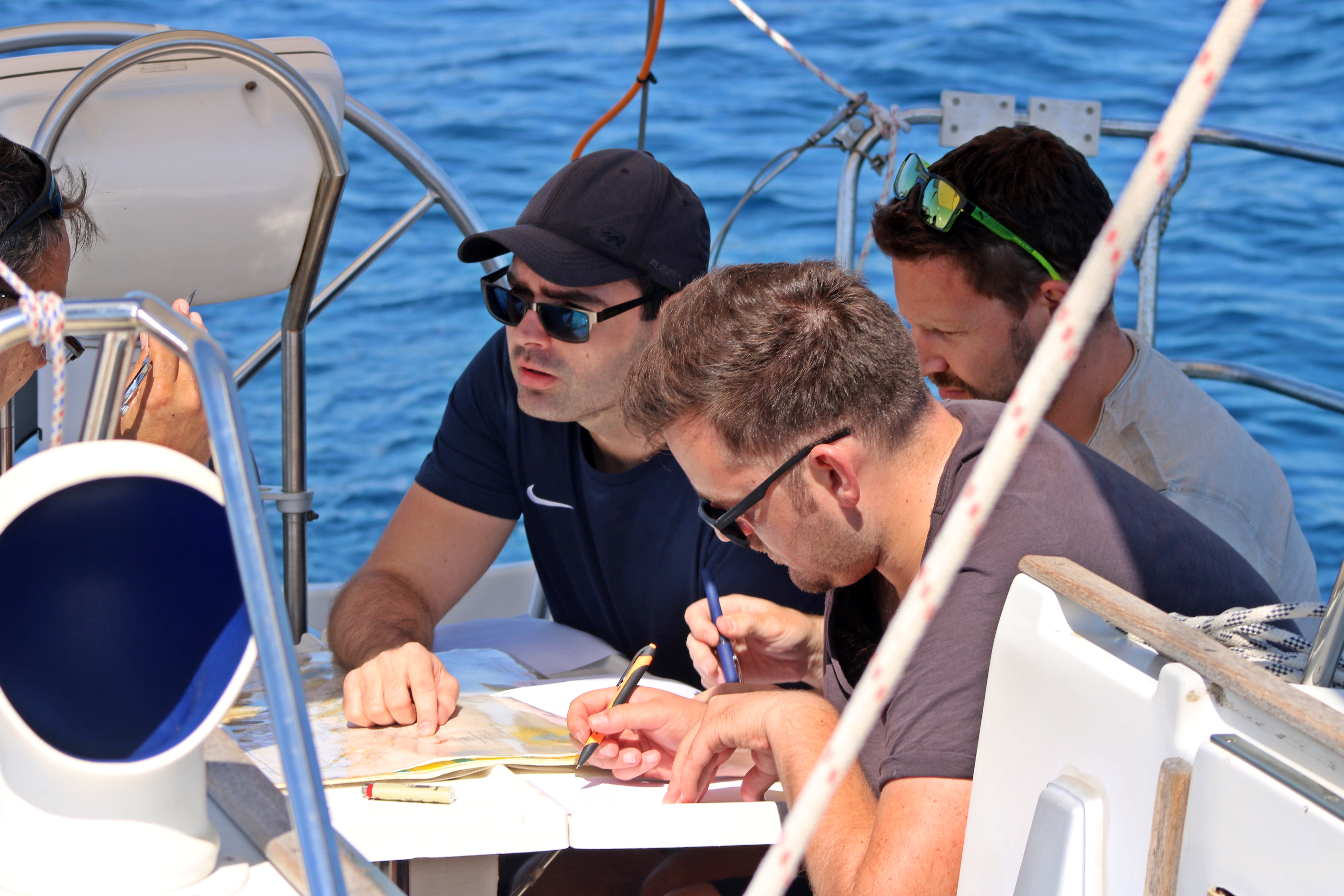 Skippertraining Tisno gemeinsam lernen Skippertraining Murter Bootsführerschein Kroatien